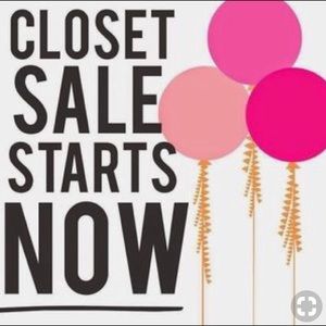 Closet Clean Out-EVERYTHING MUST GO!!!!